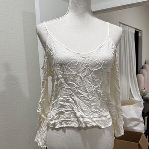 🔴5 for $25 White Women's Top sz L